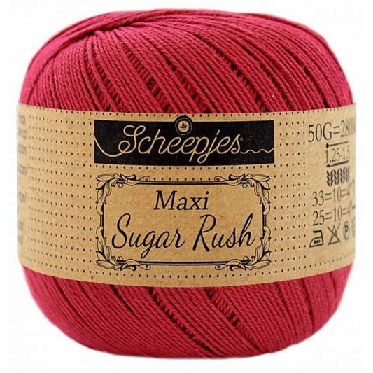 Scheepjes Sugar Rush - Scarlet 192, 50 gram