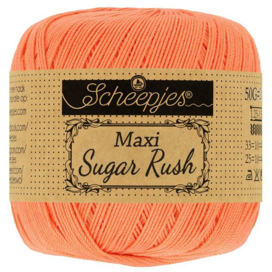 Scheepjes Sugar Rush - Coral 410, 50 gram