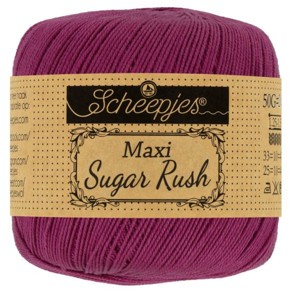 Scheepjes Sugar Rush - Tyrian Purple 128, 25 gram