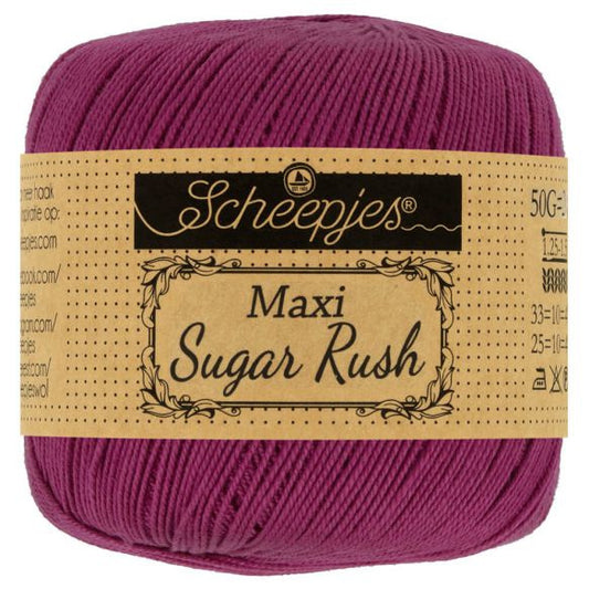 Scheepjes Sugar Rush - Tyrian Purple 128, 50 gram