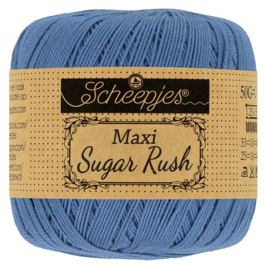 Scheepjes Sugar Rush - Capri Blue 261, 50 gram