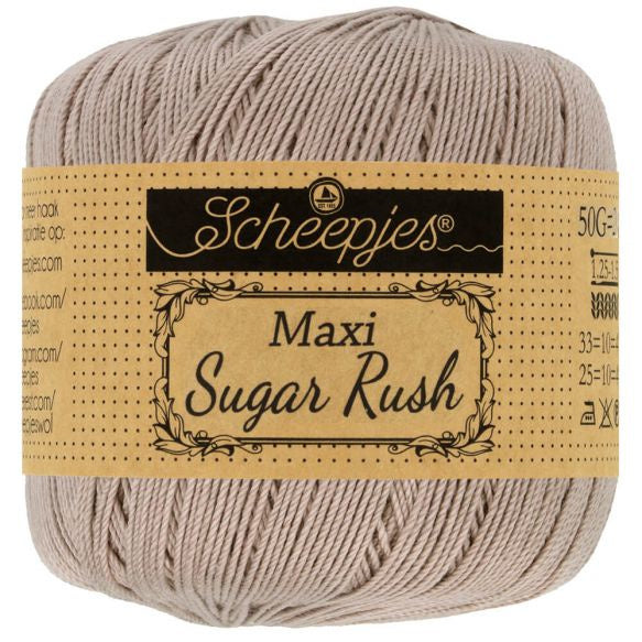 Scheepjes Sugar Rush - Soft Beige 406, 50 gram