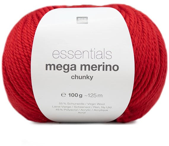 Essentials Mega Wool Chunky - Red 009